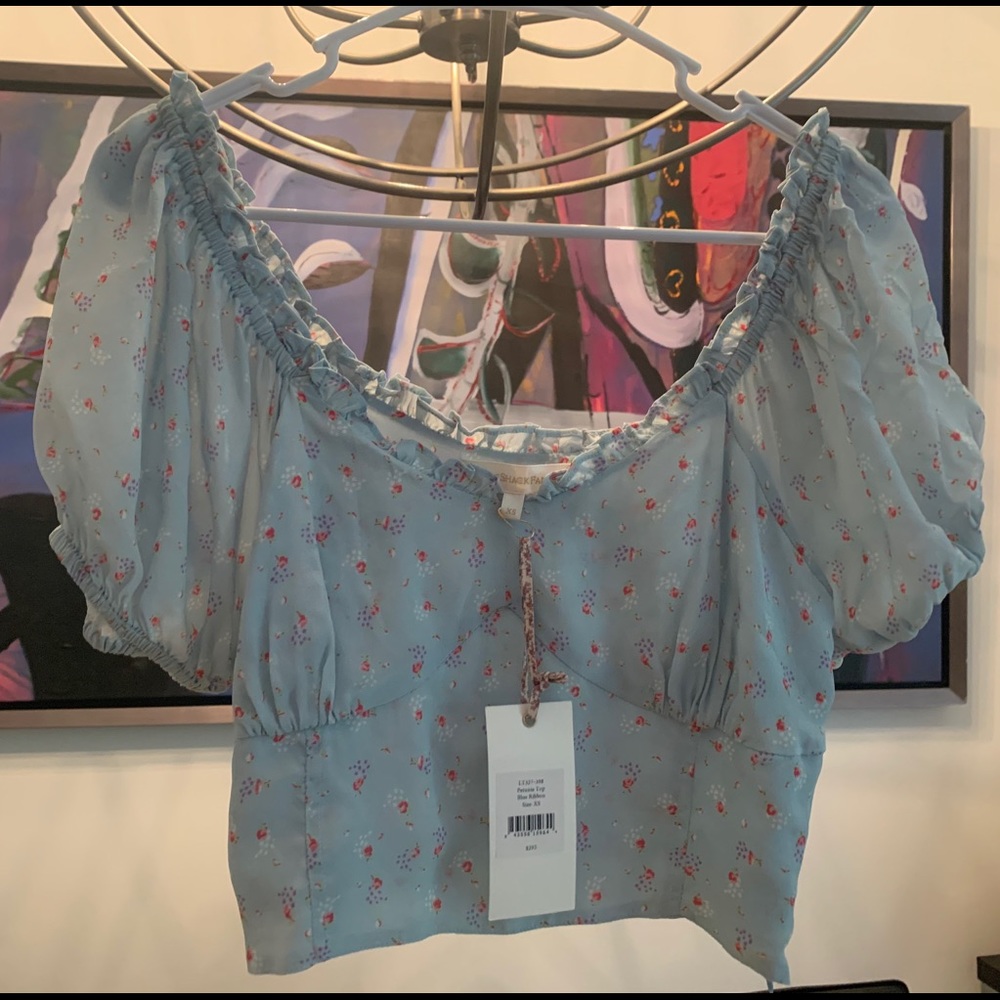 Love shack fancy petunia top